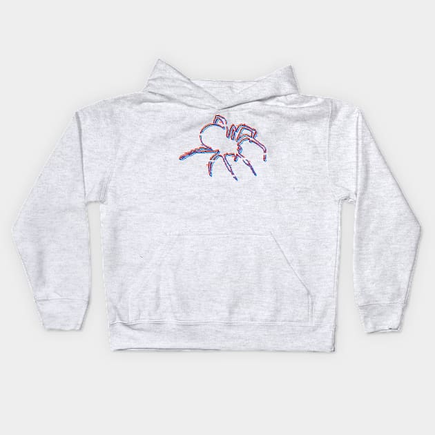 Glitch spider Kids Hoodie by Gavlart